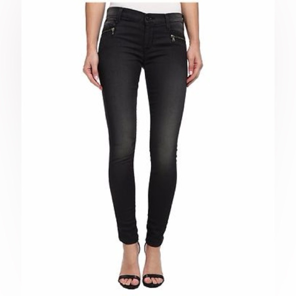 Hudson Spark‎ Super Skinny Jeans Size 26 Static Gray Stretch Denim